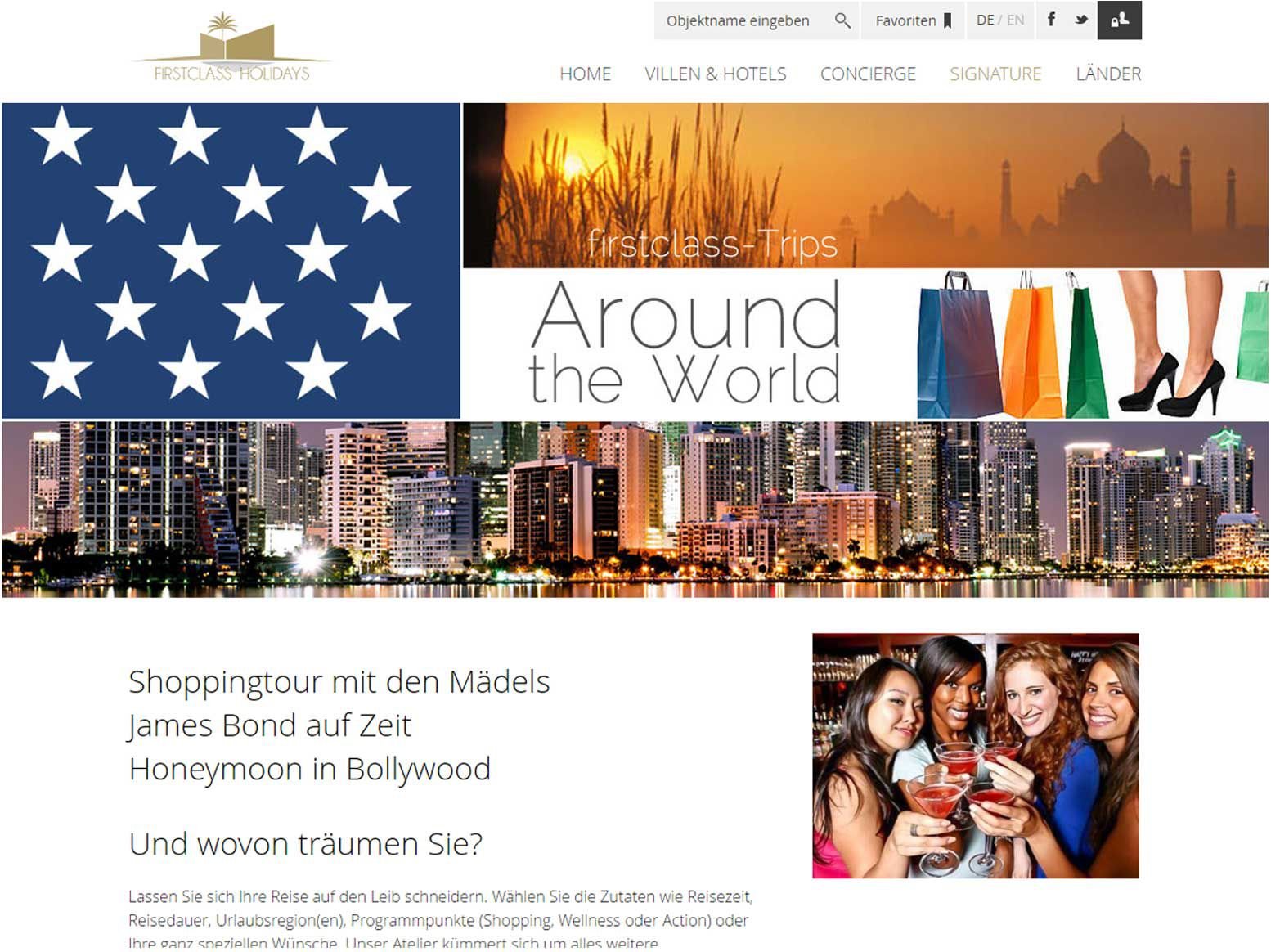 firstclass holidays Signature